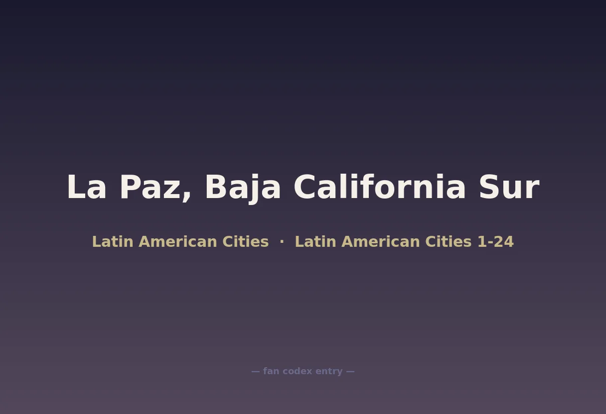 La Paz, Baja California Sur