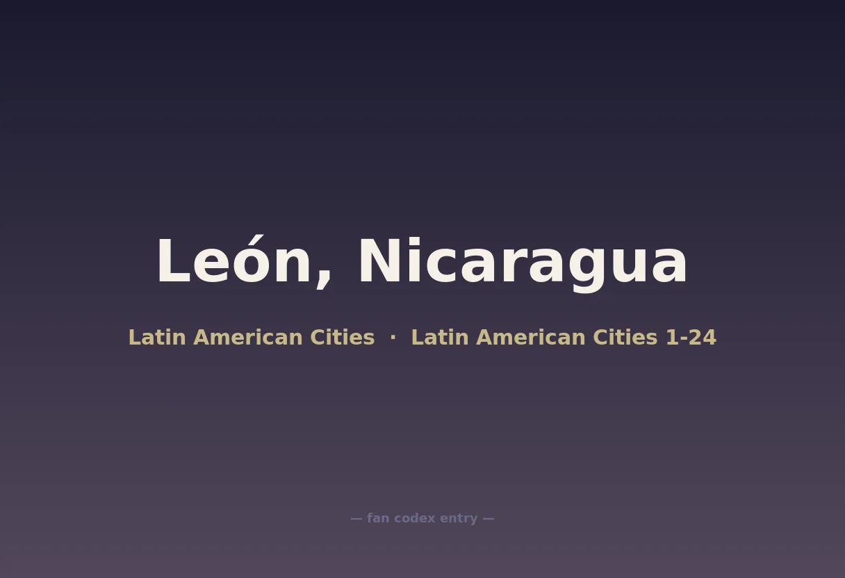 León, Nicaragua